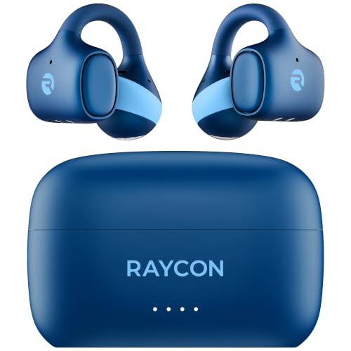 Raycon Everyday Clip-On Earbuds - Open Ear Water Resistant 30Hr (Blue)