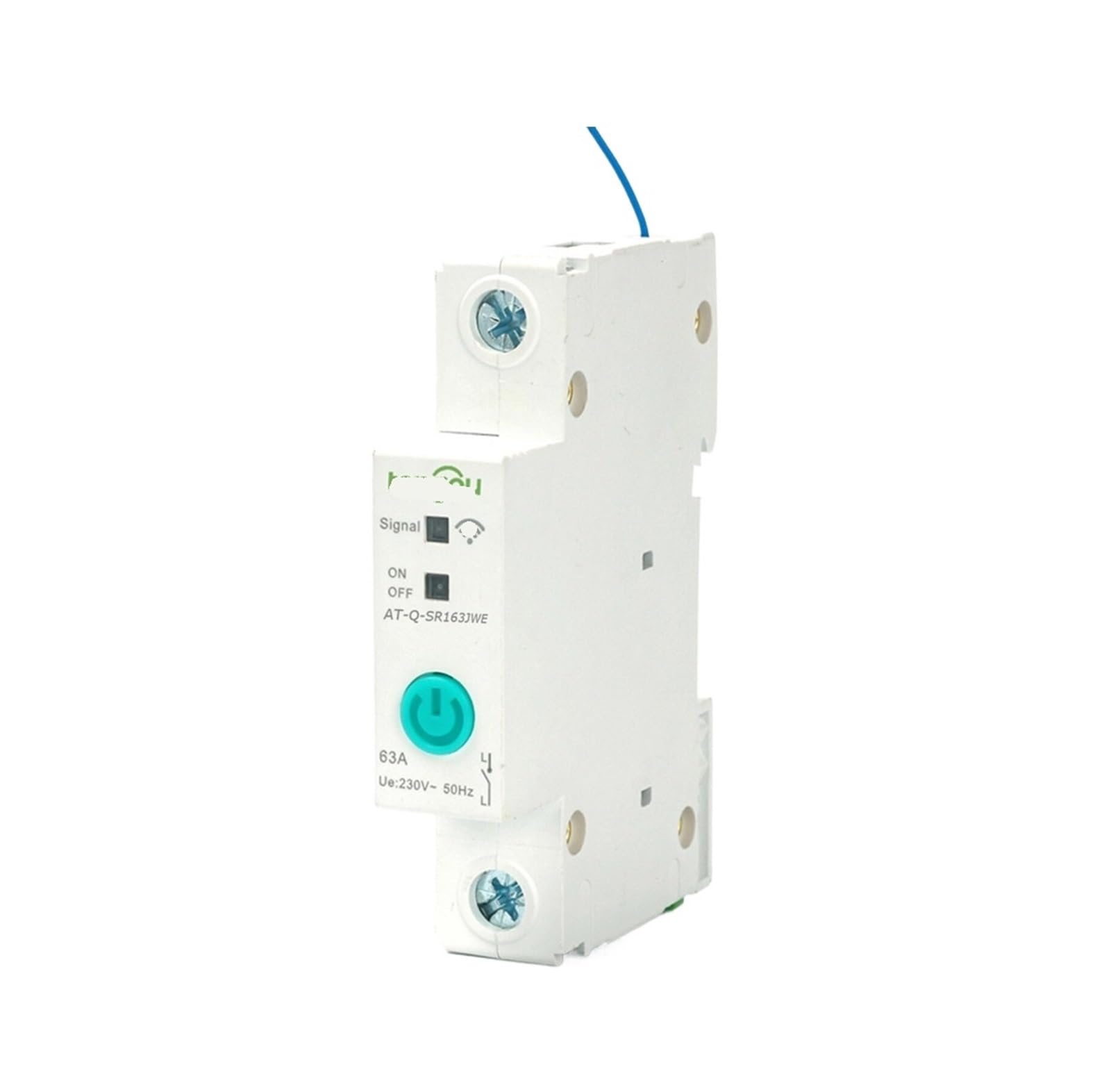 Disyuntor medición 2P 63A interruptor de control remoto doméstico carril DIN 3
