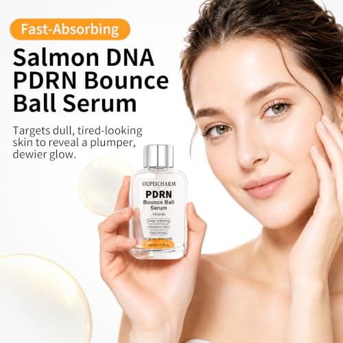 Salmon DNA PDRN Serum,Hydration and Moisture Facial Serum for Women 1 fl oz — view 3