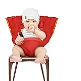 YISSVIC Baby Chair Belt Baby Chair Harness Baby Safety Seat Harness Portable Washable Cloth Red