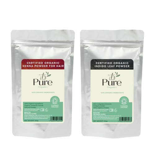 Its Pure Natural Hair Dye - Organic Henna & Indigo Hair Colour 200g