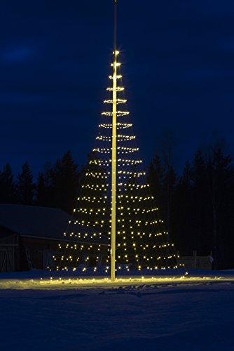 FLAGPOLE CHRISTMAS TREE - 20FT - 480LED - WARM WHITE FLAGPOLE CHRISTMAS TREE - 20FT - 480LED - WARM WHITE