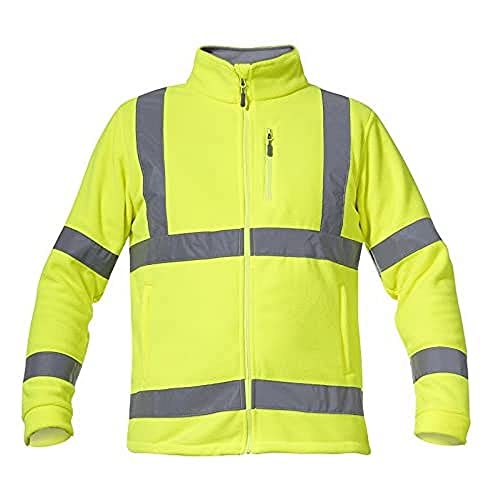LAHTI PRO L4010905 Warnschutz-/FleeJacke Arbeitsjacke EN 13688/EN ISO 20471-GELB, Größe, Gelb, XXL/58