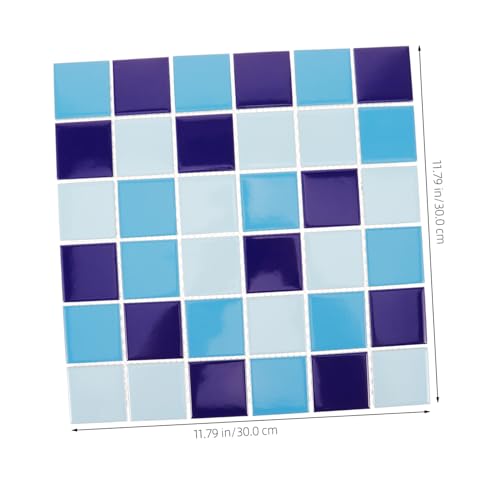 Carrelage céramique bleu pour rénover un sol glissant ou abîmé sans joint - 8