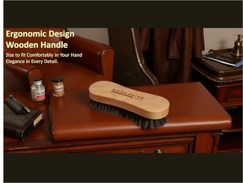 Image of SHOESHINE Shoe Brush + Shoe Polish Cream Combo