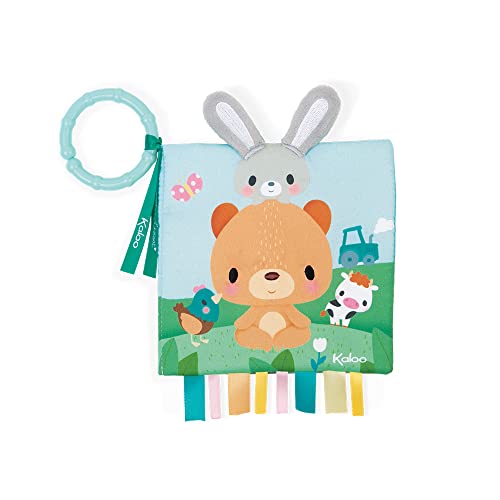 Image of Kaloo - Choo - Choo at the Farm Fabric Activity Book - 0 Months + - K971800