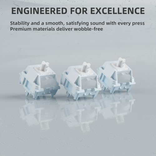 Image of Kailh Butterfly Blue Keyboard Switch,5pin 45gf Linear Pre-Lubed 10PCS