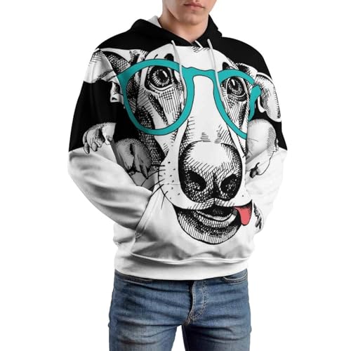Sweatshirt pull blanc UMENG à manches longues avec capuche protectrice taille S - 6
