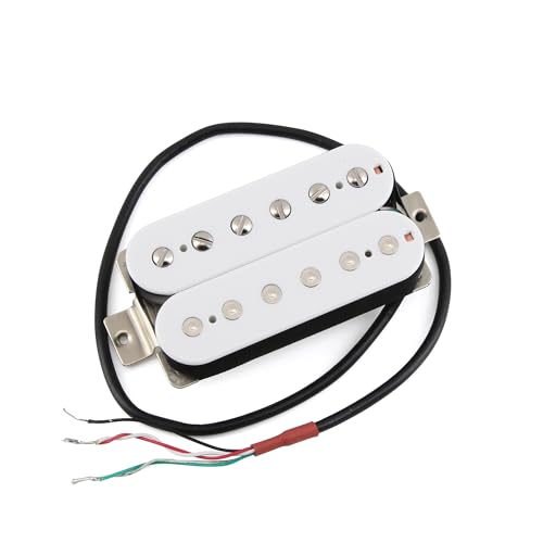 Image of FLEOR Electric Guitar Humbucker Pickups Neck Alnico 5 Pickup White
