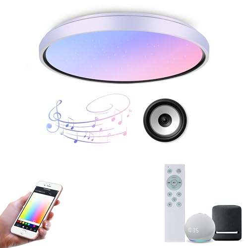 OFFDARKS LEDV[OCg 8 4500lm 45w  F alexaΉ BluetoothXs[J[ 邳[ F ȃGl 铔 Rt ^ rO Ɩ V dC tȒP