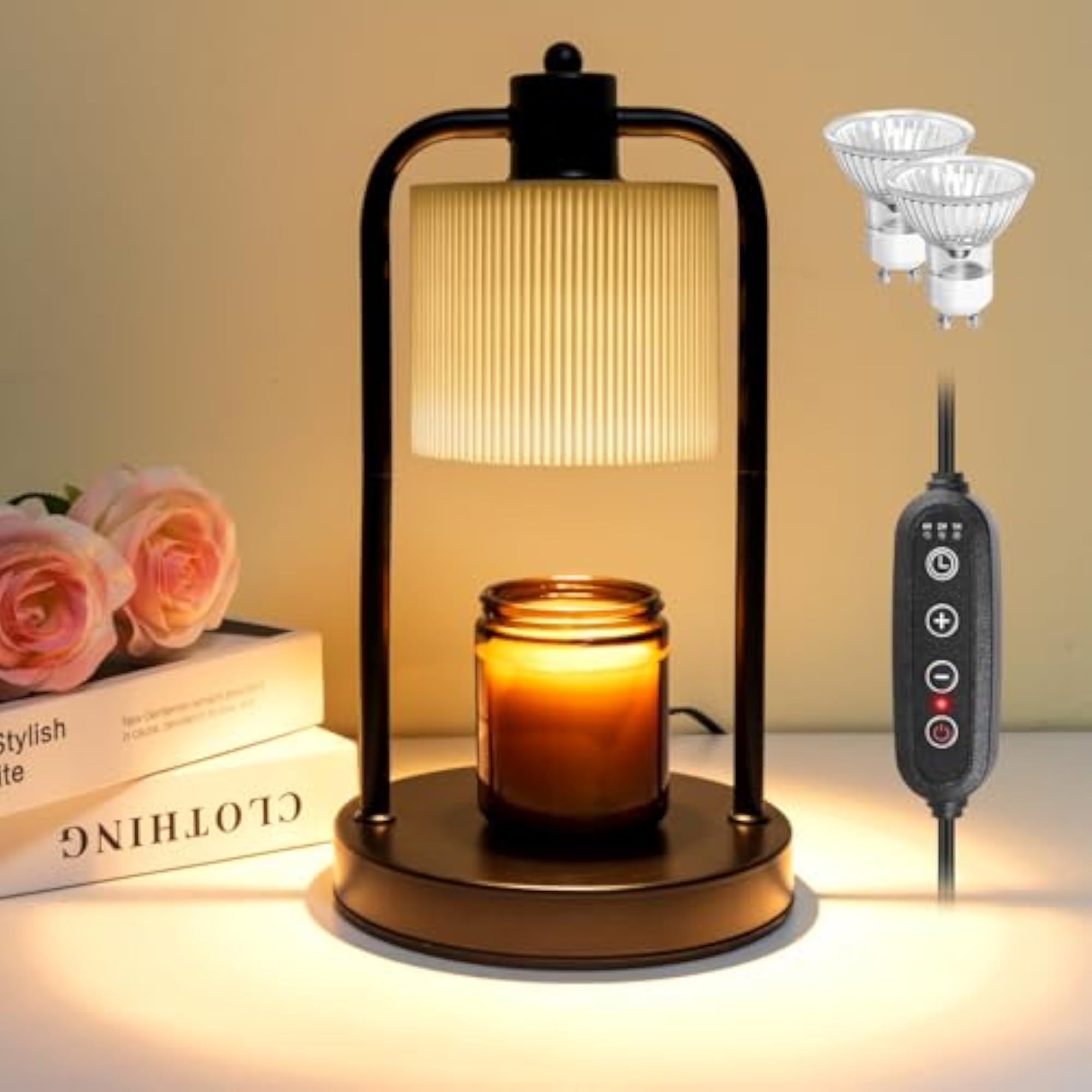 Candle Warmer Lamp with Timer Dimmable, Gift for Home Decor