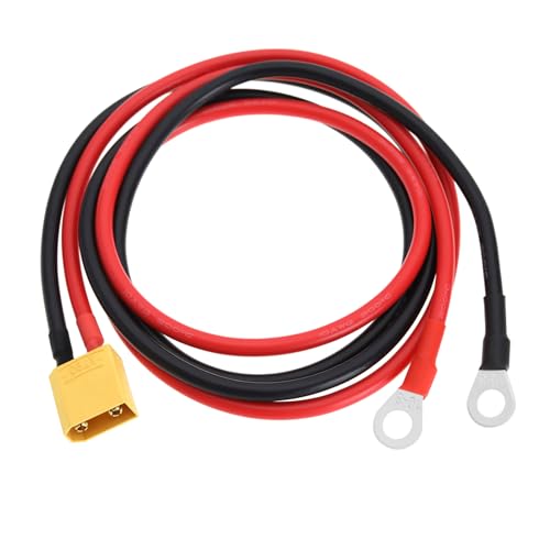 Conector XT90 macho anti-desconexión con terminales de junta tórica de silicona 10 AWG para RC