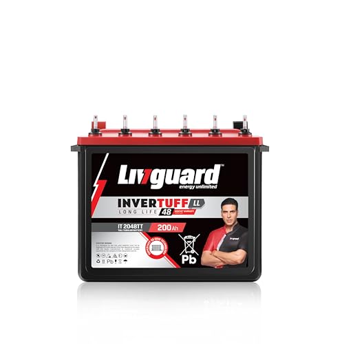 Image of Livguard IT 2048TT |Tall Tubular Inverter Battery |200 Ah |48 Months Warranty | Reliable Backup for Home, Office and Shop