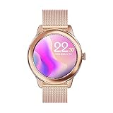 Smartwatch Mujer 24 Modos Deportivos, Reloj Inteligente Mujer IP68 Oxígeno Sanguíneo Presión Arterial Frecuencia Cardíaca Podómetro para Android iOS