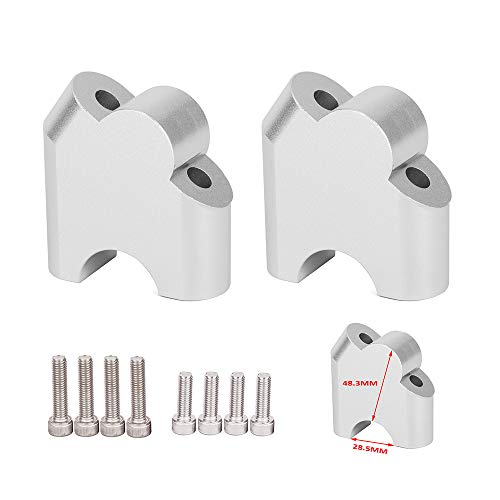 Fast Pro Rehausseurs de guidon pour moto CRF1000L Africa Twin ABS/DCT 2016/2017 Argent