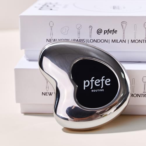 pfefe aço inoxidável crio gua sha - gua sha ferramentas de beleza facial - metal cuidados com a pele