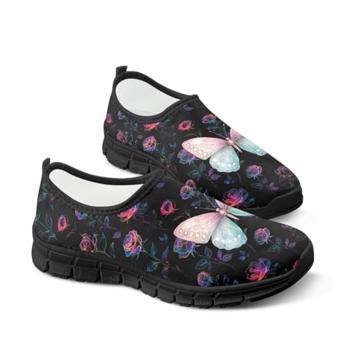 Image of Women's Loafers Slip On Slip Shoe Casual Walking Shoes Non Slip Work Shoes Mesh Athletic Sneakers