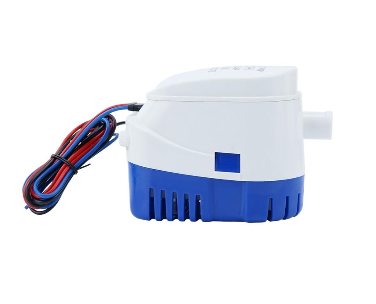 12V DC Automatic Boat Bilge Pump, 750GPH 1100GPH Auto Submersible Electric Water Pump 600/750/1100 GPH(1100GPH)