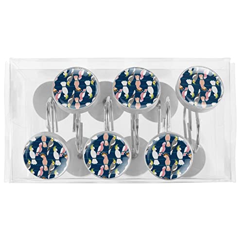 Crochets rideau de douche acier inoxydable accessoires salle de bain