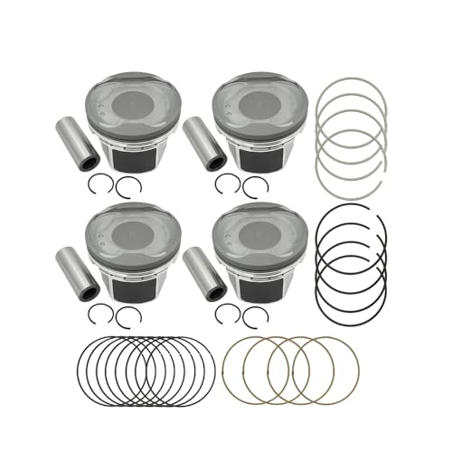 STD Engine Piston & Pin & Snap Ring Kit Fit for Toyota Camry RAV4 Corolla Matrix Scion xB tC 2.4L 2007-2013, Replace 9761321115 13011-0H031 13211-0H041-A0 13211-0H041-B0