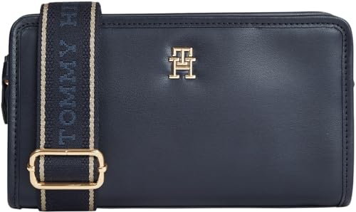Tommy Hilfiger Damen Umhängetasche Monotype Crossover Klein, Blau (Space Blue), Einheitsgröße