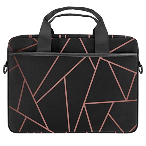 Sac ordinateur 14.5 pouces multicolore avec bandoulière et motif rouge