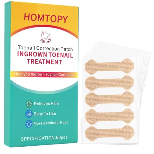 Professional ingrown toenail treatment, 60 breathable stretch cotton adhesive ingrown