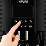 Krups EA8150 Kaffeevollautomat Essential Espresso | 1450 Watt | 1,7 Liter Wassertank | 15 bar | LCD-Display | 3 Temperaturstufen + 3 Mahlgrade | Schwarz - 6