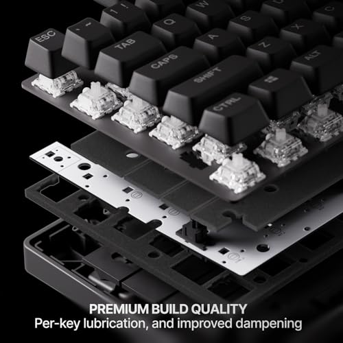 Image of SteelSeries Apex Pro TKL Gen 3 Gaming Keyboard - OmniPoint 3.0 Analog Magnetic Switches, Quickset Auto-Presets (Rapid Trigger, Rapid Tap /SOCD, Protection Mode), OLED, RGB, PBT Keycaps, USB-C, Black