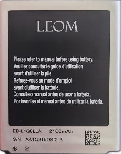 LEOM Battery for Samsung Galaxy S3, GT-i9300, 2100mAh Rechargeable, Compatible with EB-L1G6LLA EB-L1G6LLZ EB-L1G6LLU