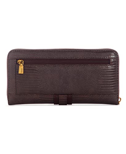 Guess Ginevra Large Zip Around Wallet, Brown #TOP2