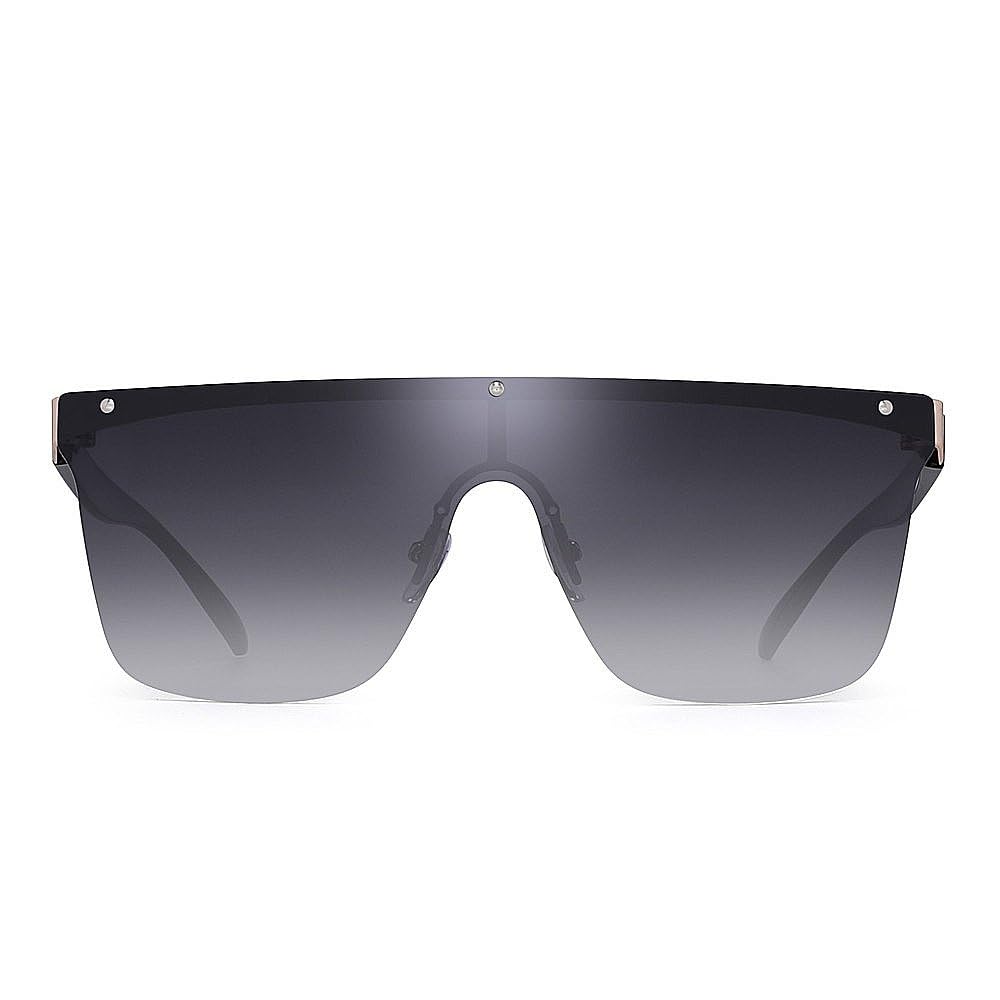 Gafas de sol cuadradas para hombre y mujer, gafas de sol planas de gran tamaño para mujer, UV400