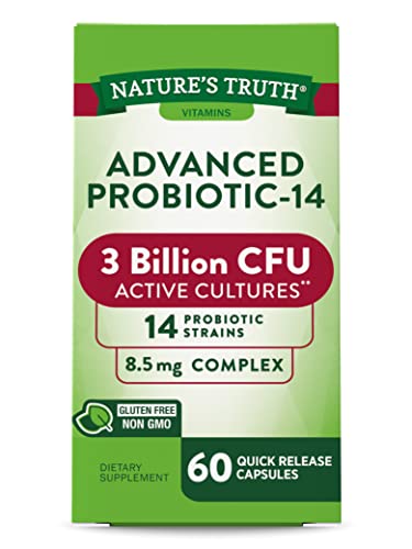 Nature's Truth Probiotic 3 Billion Cultures, 60 Count