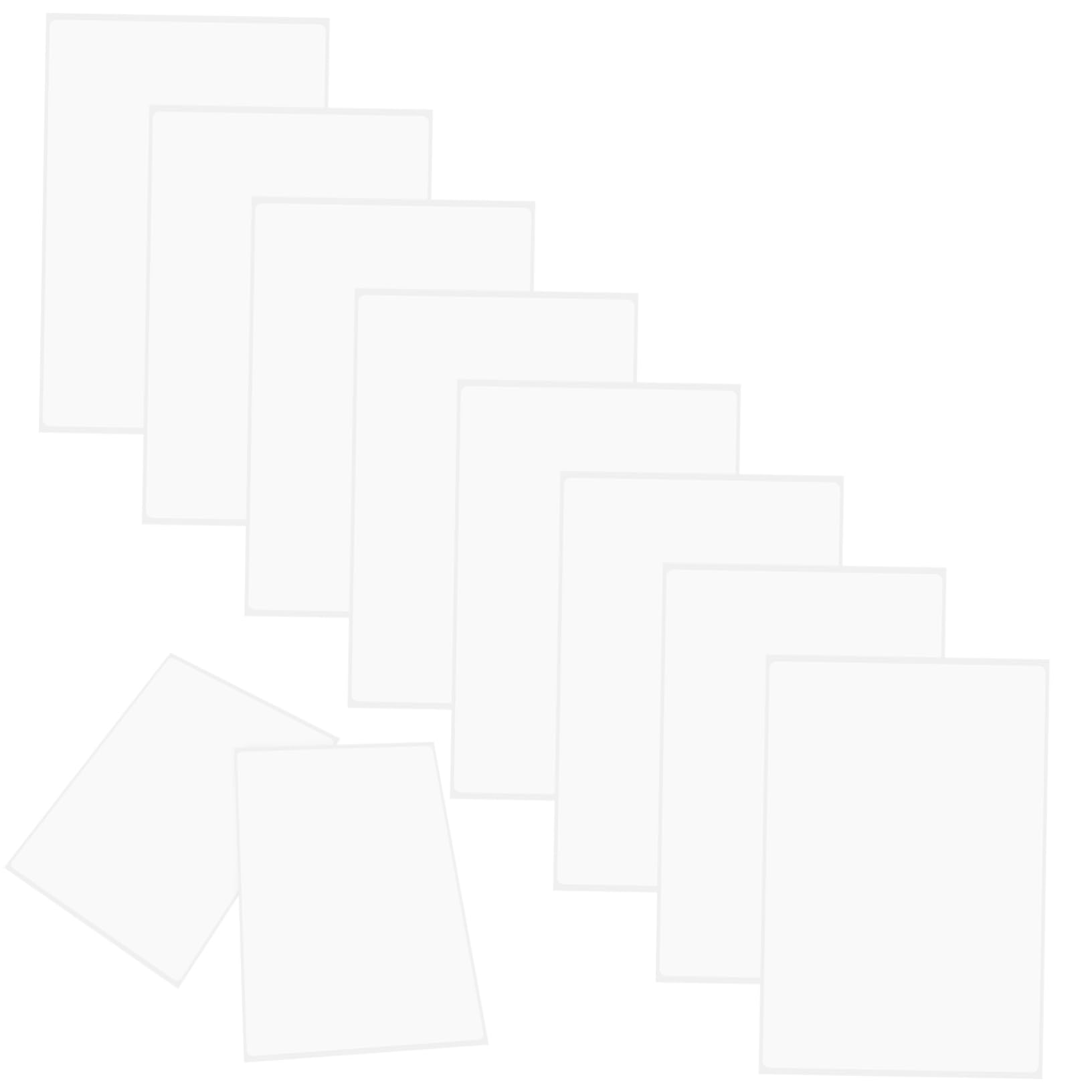 Angoily 160 Hojas Etiquetas Adhesivas Removibles para Almacenaje Papel Sintético Unidades para Bins y Envíos Espacio para Escritura Superficies