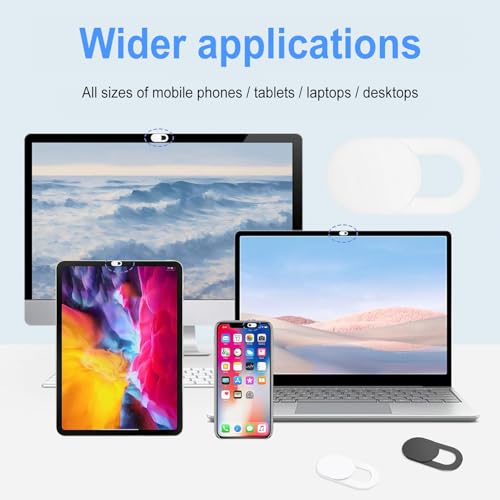 Bipl 10 Stück Webcam Abdeckung, Kamera Abdeckung Handy, Ultra Dünne Web Kamera Abdeckung Schutz Ihrer Privatsphäre Online, für Computer Laptop, MacBook Pro, Smartphone, PC, iPad Air, Handyzubehör