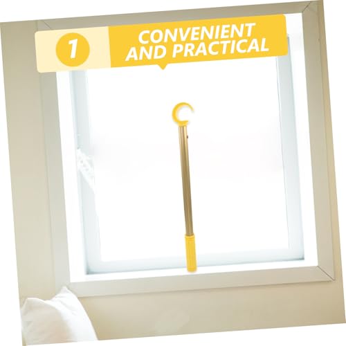 Barra de apertura ajustable con mango telescópico para control de ventanas 8