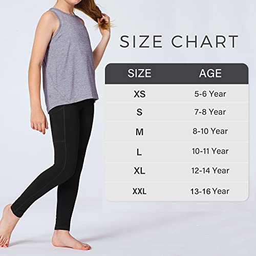 Stelle Leggings atléticas para meninas, crianças, dança, corrida, ioga, treino, atividades e dança,
