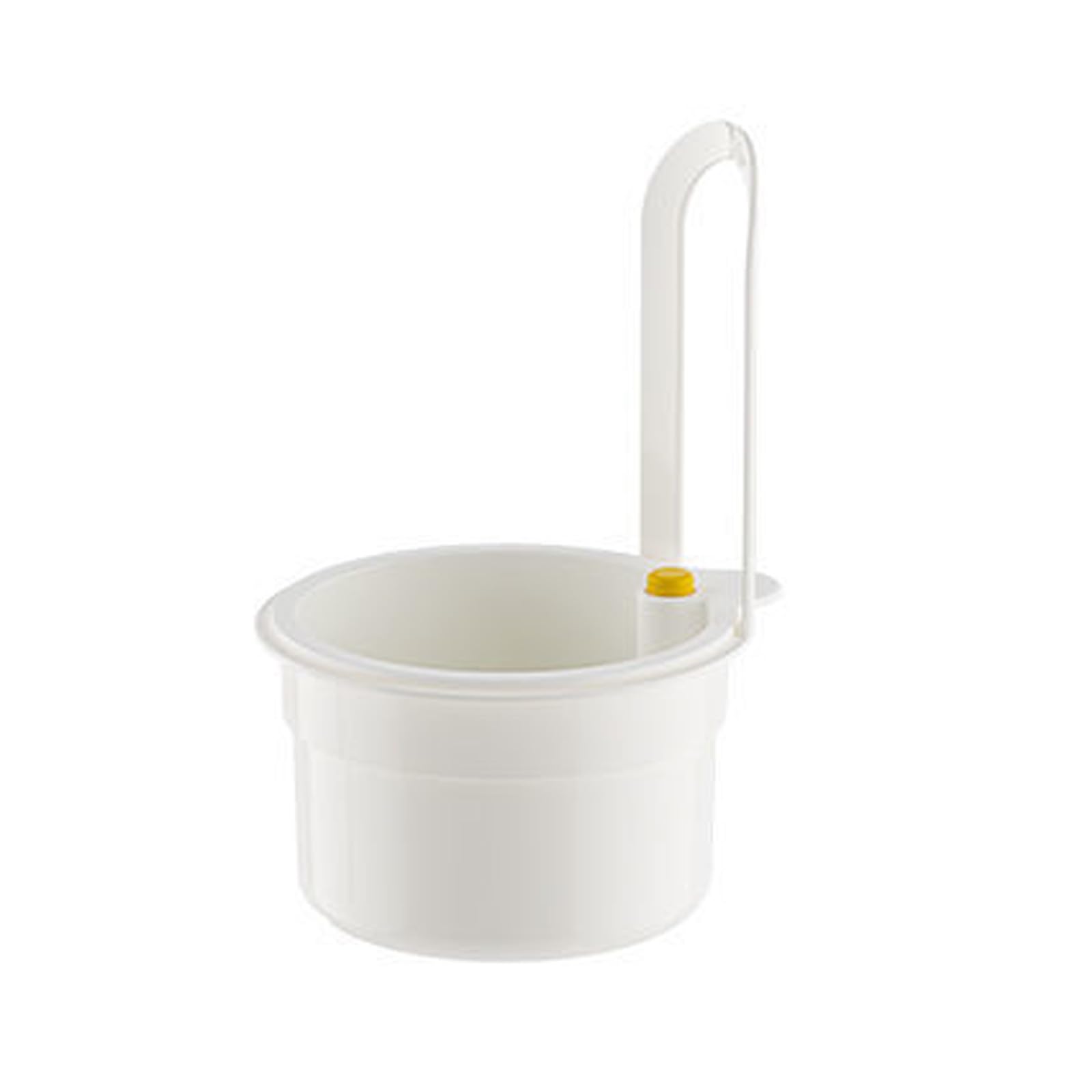 Pocoiau White 1Pc Sink Drain Strainer Basket Adjustable Hanging Sink Strainer Colander Drain Basket For Filter Kitchen Waste For Kitchen