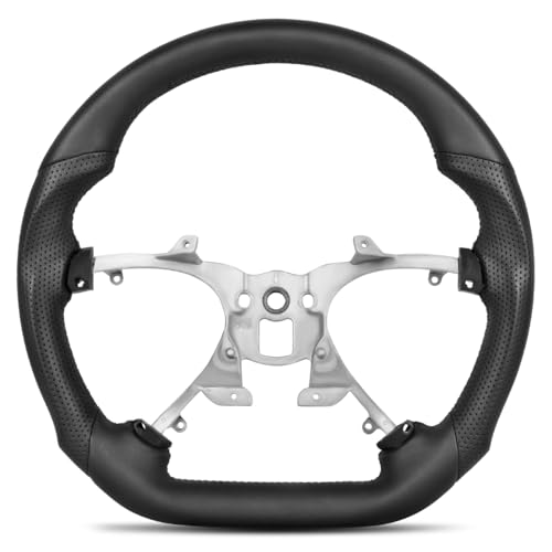 Full Black Leather Steering Wheel GMT900