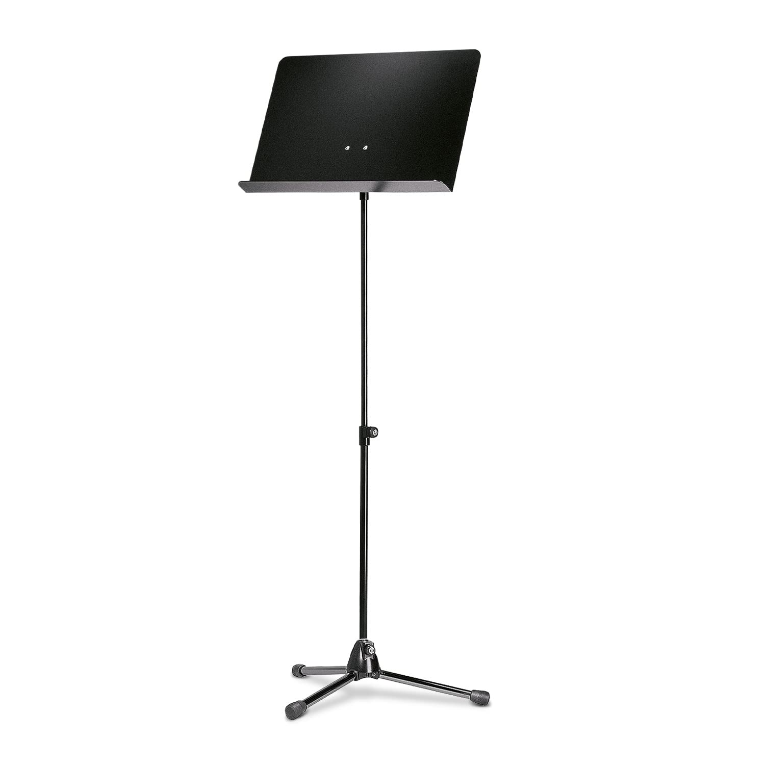 K&M 11920 Atril negro para orquesta - atril extensible para partituras de 68 a 121 cm - estante de aluminio de 3 mm de espesor