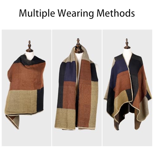 Womens Pashmina Shawls and Wraps Soft Winter Warm Oversized Blanket Scarf2