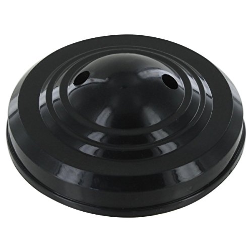 US Flag Store AW2HFB_Black Weighted 2 Hole Base for 4in x 6in Stick Flags