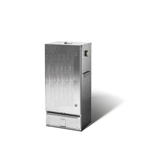 Preisvergleich Produktbild Geprägter Edelstahl: Smoki-Räucherofen 85x39x33cm