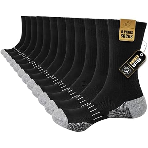 Stoeury Cushioned Athletic Socks for Men Cover