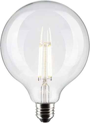 Miniatura 2 de Satco 6Pk 8w G40 Globo Filamento LED 3000K Base Mediana Regulable - 100W Equiv