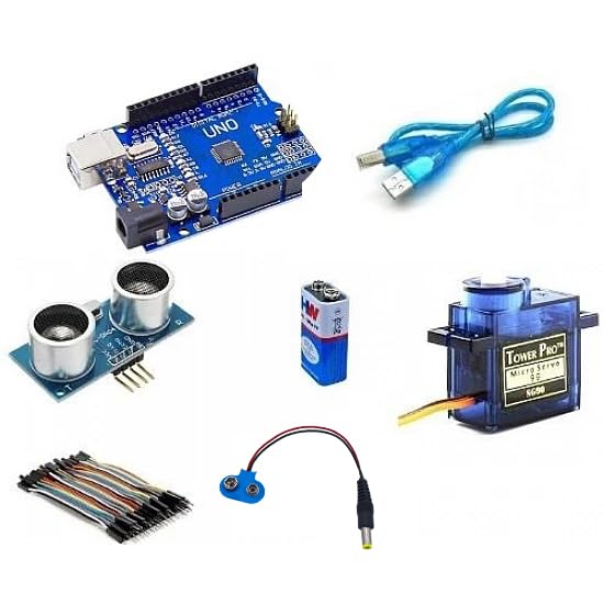 Electronic Spices Smart Dustbin Project Kit for School College Pr...