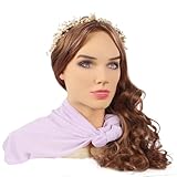CRRCLSY Silicone Realistic Mask Lifelike Female Face for Crossdresser Transgender（Color1-Ivory）