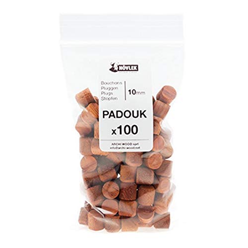 Bouchons Bois - NOVLEK - Boite de 100, Padouk