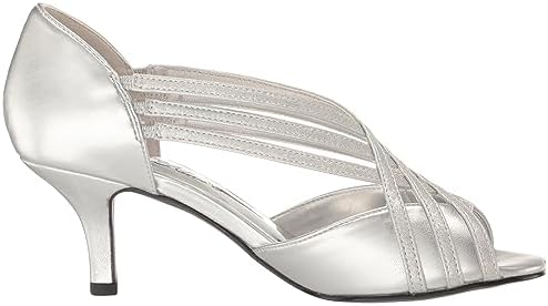 Easy Street Women's Oceana Pump, Silver Metallic, 8.5 Wide | Image 5
