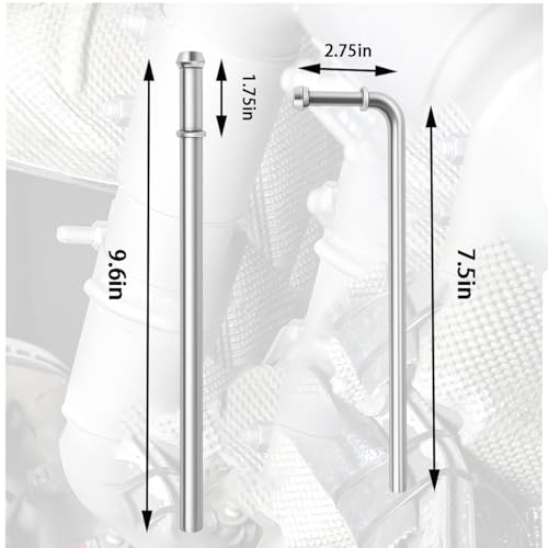 12PC Heavy-Duty Rubber Exhaust Hose Hanger Kit, Includes 90° 7.6-inch Long and Straight 10-inch Long Brackets, Low-Carbon Steel Galvanized 2-Hole and 4-Hole Insulated Brackets by WLFIER - Image 2